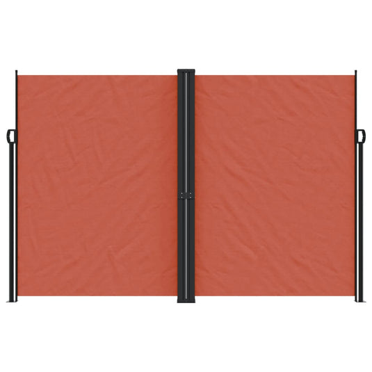 Vidaxl windscherm uittrekbaar 220x1200 cm terracottakleurig