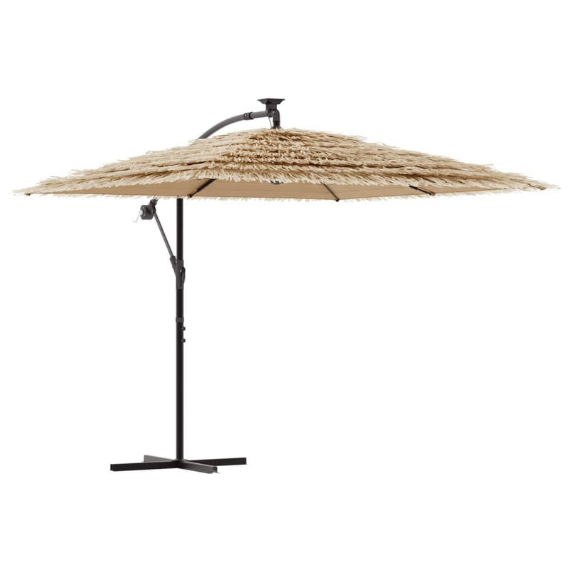 Load image into Gallery viewer, Vidaxl parasol met stalen paal 246x246x230 cm bruin
