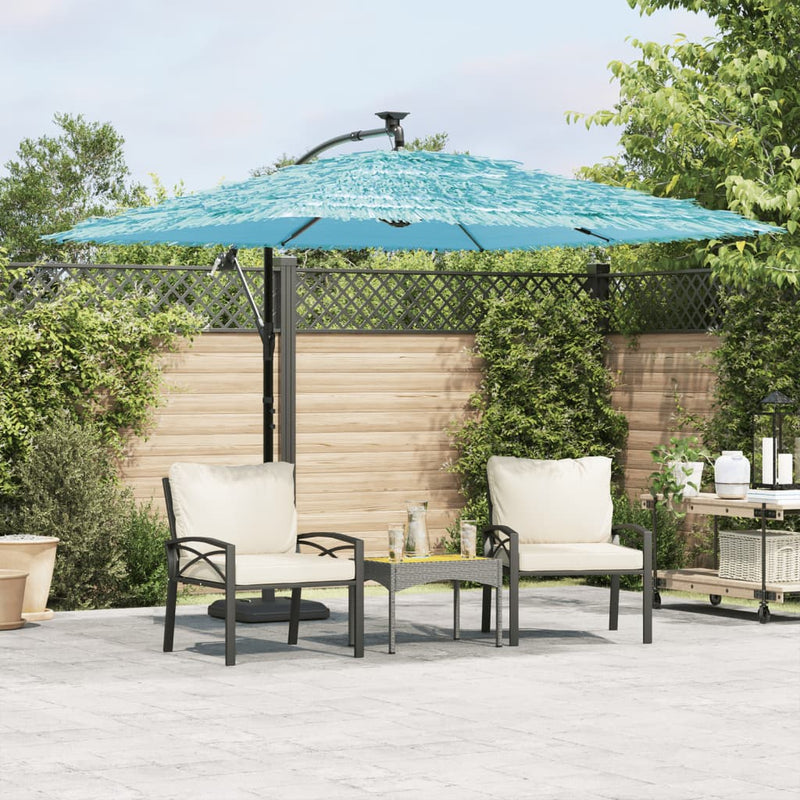 Load image into Gallery viewer, Vidaxl parasol met stalen paal 269x269x235 cm blauw

