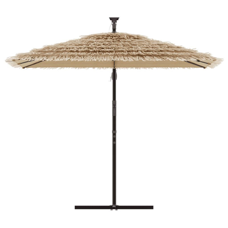 Load image into Gallery viewer, Vidaxl parasol met stalen paal 290x290x238 cm bruin
