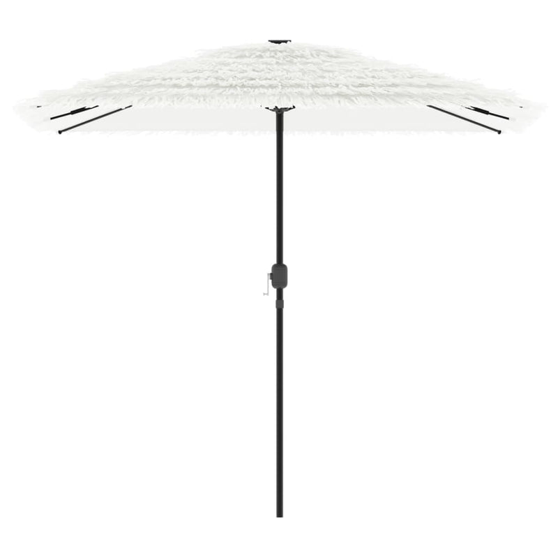 Load image into Gallery viewer, Vidaxl parasol met stalen paal 248x248x248 cm wit
