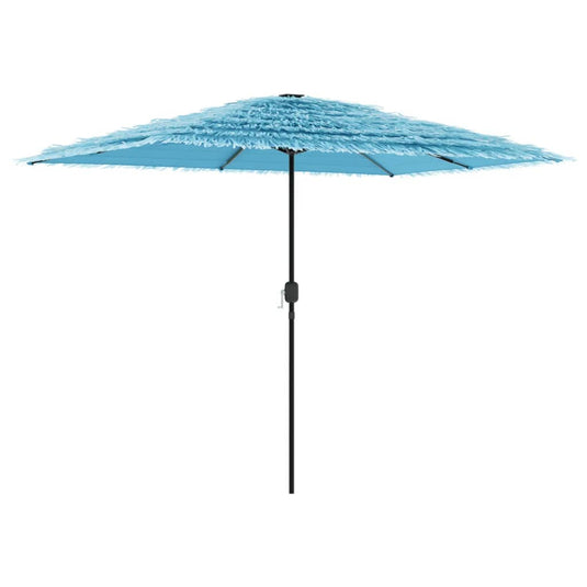 Vidaxl parasol met stalen paal 300x200x250 cm blauw