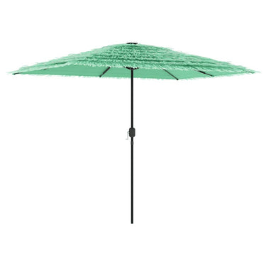 Vidaxl parasol met stalen paal 300x200x250 cm groen