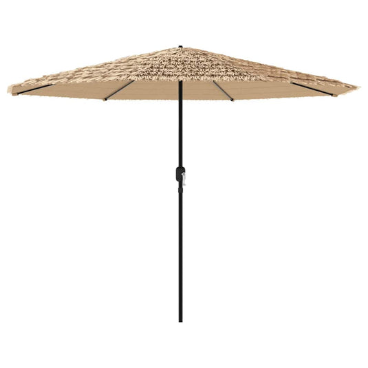 Vidaxl parasol met stalen paal 324x324x247 cm bruin