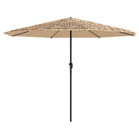 VidaXL Parasol met stalen paal 388x388x248 cm bruin