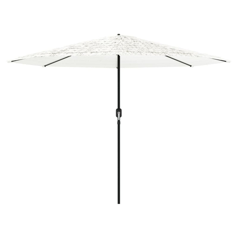Load image into Gallery viewer, Vidaxl parasol met stalen paal 388x388x248 cm wit
