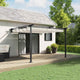 Vidaxl paviljoen 300 x 300 x 200 cm crèmekleurig polyester