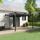 Vidaxl paviljoen 300 x 300 x 200 cm antraciet polyester
