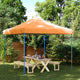 Vidaxl partytent inklapbaar pop-up 292x292x315 cm oranje