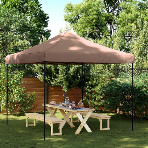 VidaXL Partytent inklapbaar pop-up 292x292x315 cm bruin