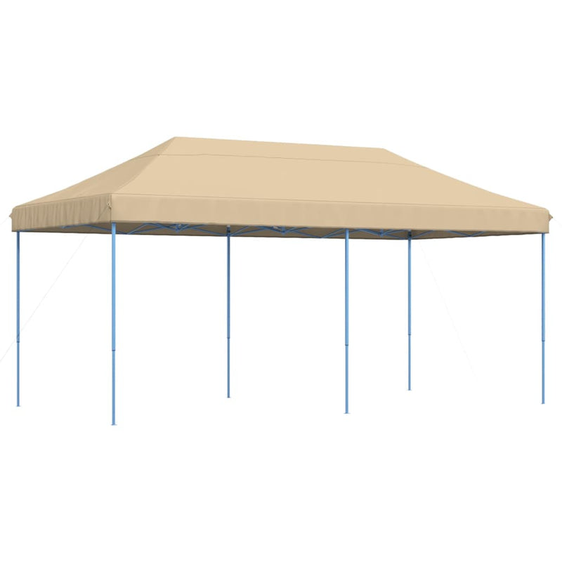 Load image into Gallery viewer, Vidaxl partytent inklapbaar pop-up 580x292x315 cm beige
