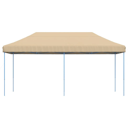 Vidaxl partytent inklapbaar pop-up 580x292x315 cm beige