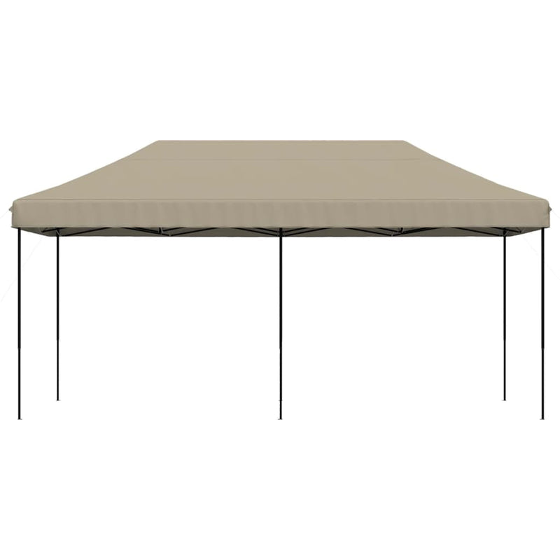 Load image into Gallery viewer, Vidaxl partytent inklapbaar pop-up 580x292x315 cm taupe
