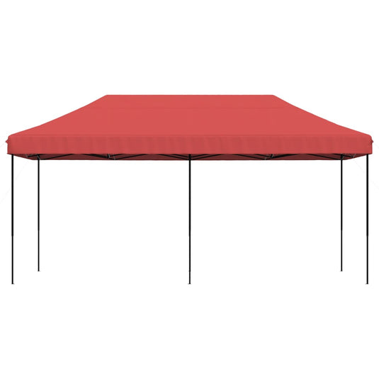 Vidaxl partytent inklapbaar pop-up 580x292x315 cm bordeauxrood
