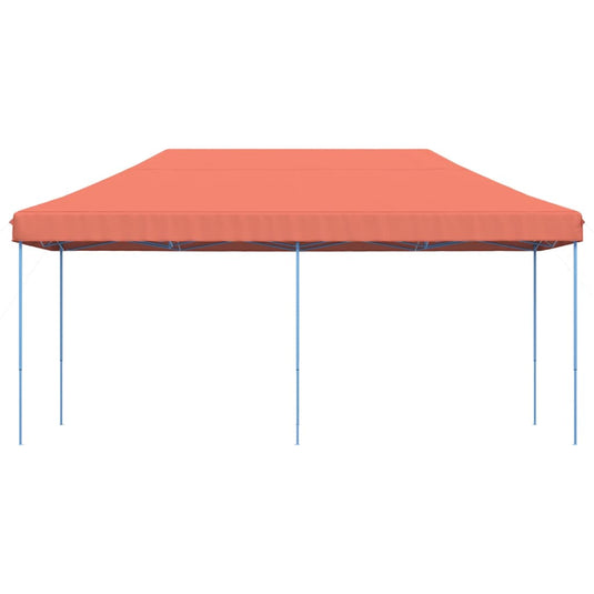Vidaxl partytent inklapbaar pop-up 580x292x315 cm terracotta