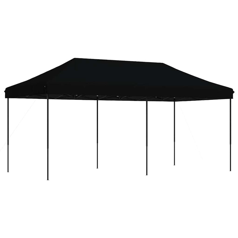 Load image into Gallery viewer, Vidaxl partytent inklapbaar pop-up 580x292x315 cm zwart
