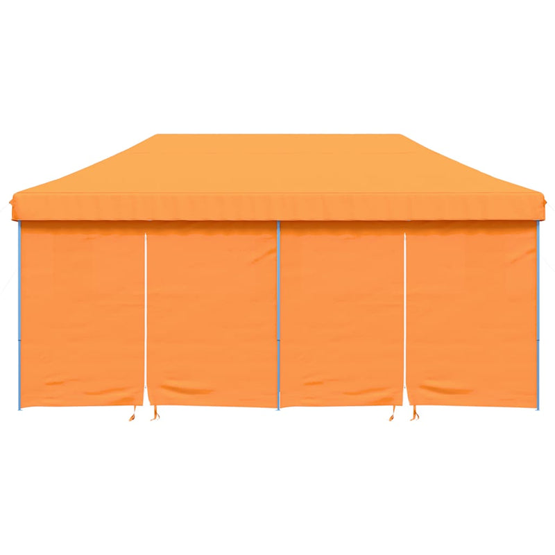 Afbeelding laden in galerijviewer, Vidaxl partytent inklapbaar pop-up met 4 zijwanden oranje
