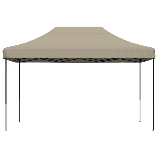 Vidaxl partytent inklapbaar pop-up 440x292x315 cm taupe