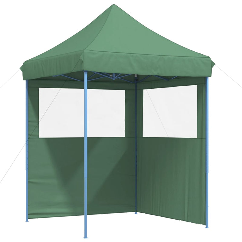 Load image into Gallery viewer, Vidaxl partytent inklapbaar pop-up met 2 zijwanden groen
