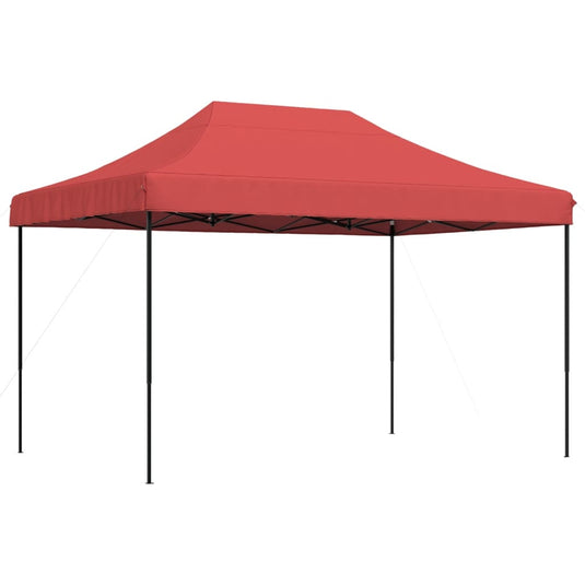Vidaxl partytent inklapbaar pop-up 410x279x315 cm bordeauxrood