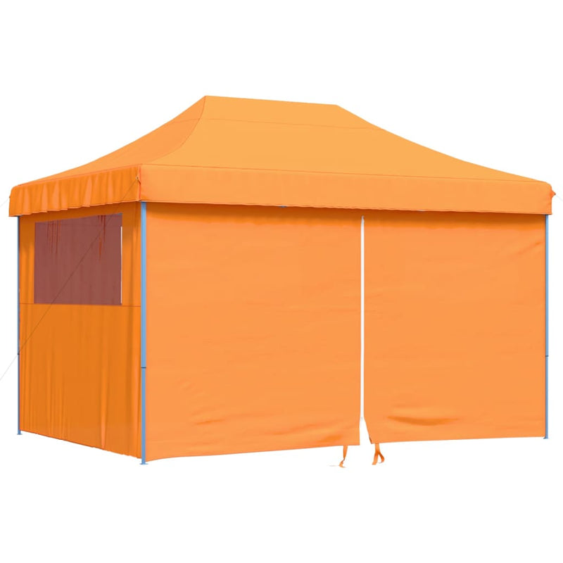 Load image into Gallery viewer, Vidaxl partytent inklapbaar pop-up met 4 zijwanden oranje
