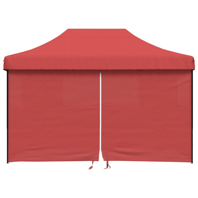 Load image into Gallery viewer, Vidaxl partytent inklapbaar pop-up met 4 zijwanden bordeauxrood
