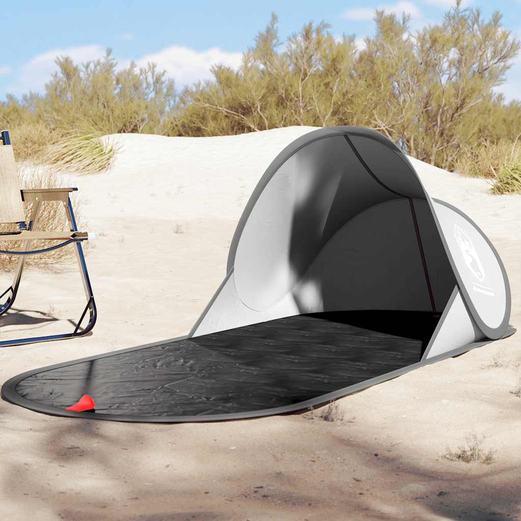 VidaXL Strandtent pop-up waterdicht grijs