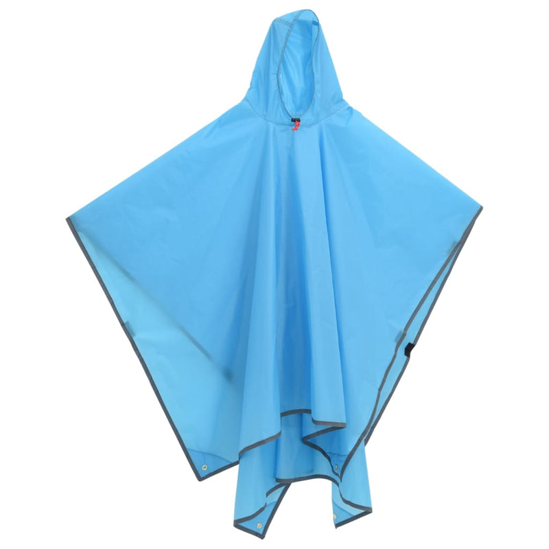 Load image into Gallery viewer, Vidaxl regenponcho met capuchon 2-in-1 ontwerp 223x145 cm blauw
