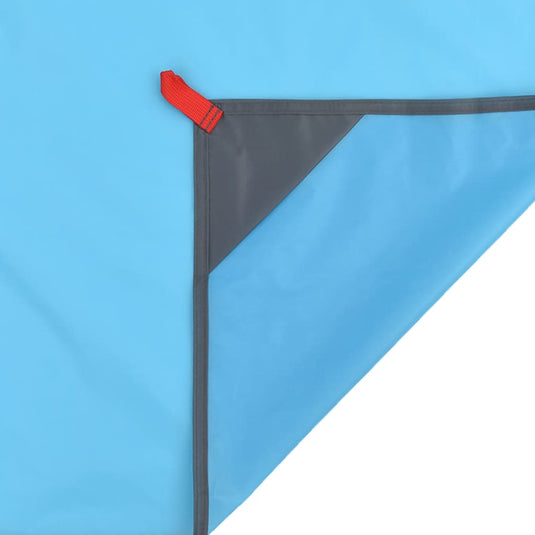 Vidaxl picknickkleed met haringen 205x155 cm blauw