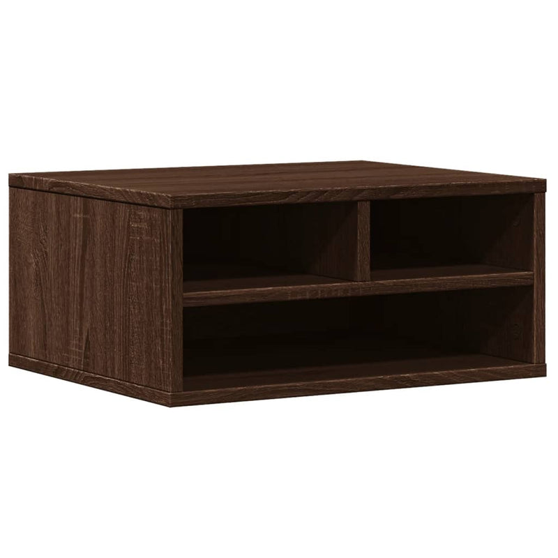 Load image into Gallery viewer, Vidaxl printerkastje 49x40x22,5 cm bewerkt hout bruin eikenkleurig

