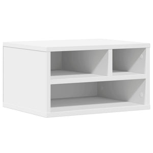 Vidaxl printerkastje 40x32x22,5 cm bewerkt hout wit