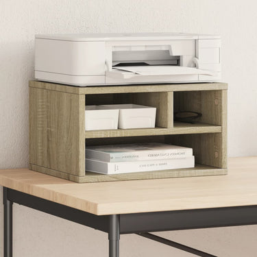 Vidaxl printerkastje 40x32x22,5 cm bewerkt hout sonoma eikenkleurig