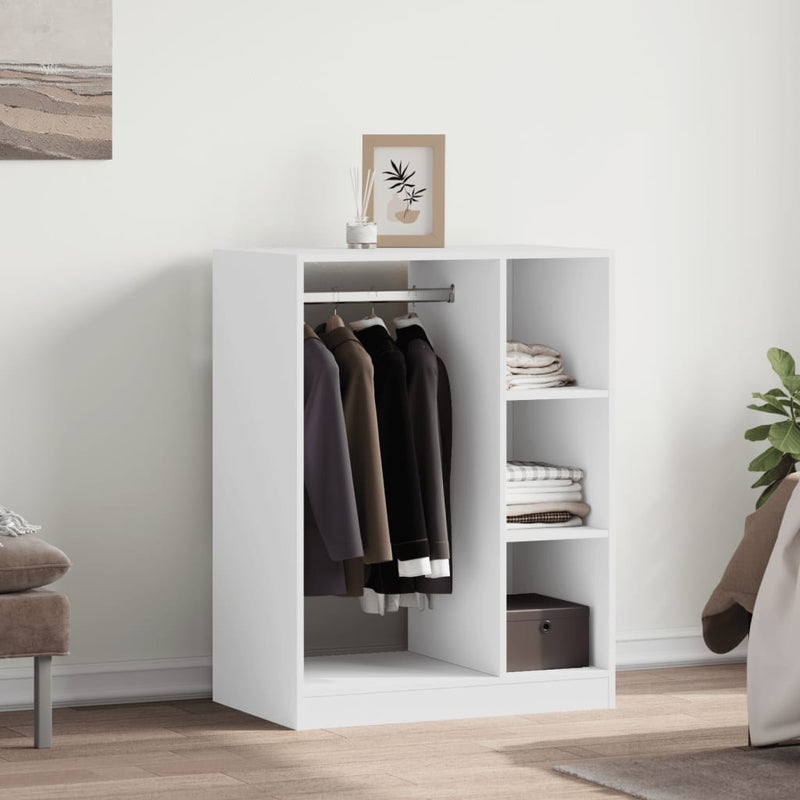Load image into Gallery viewer, Vidaxl kledingkast 77x48x102 cm bewerkt hout wit
