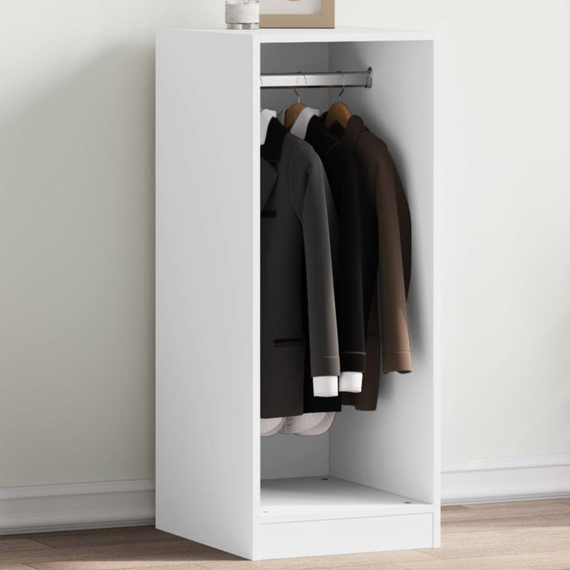 Load image into Gallery viewer, Vidaxl kledingkast 48x41x102 cm bewerkt hout wit
