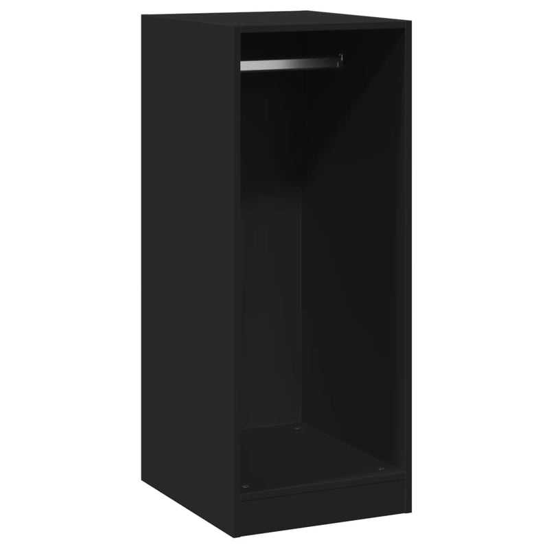 Load image into Gallery viewer, Vidaxl kledingkast 48x41x102 cm bewerkt hout zwart
