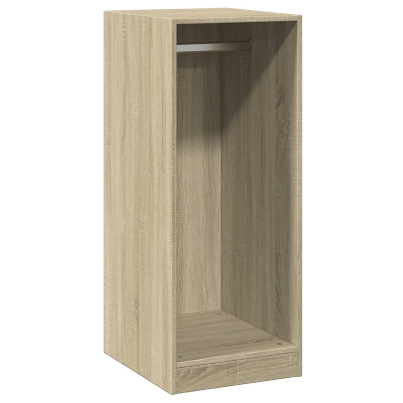 Load image into Gallery viewer, VidaXL Kledingkast 48x41x102 cm bewerkt hout sonoma eikenkleurig
