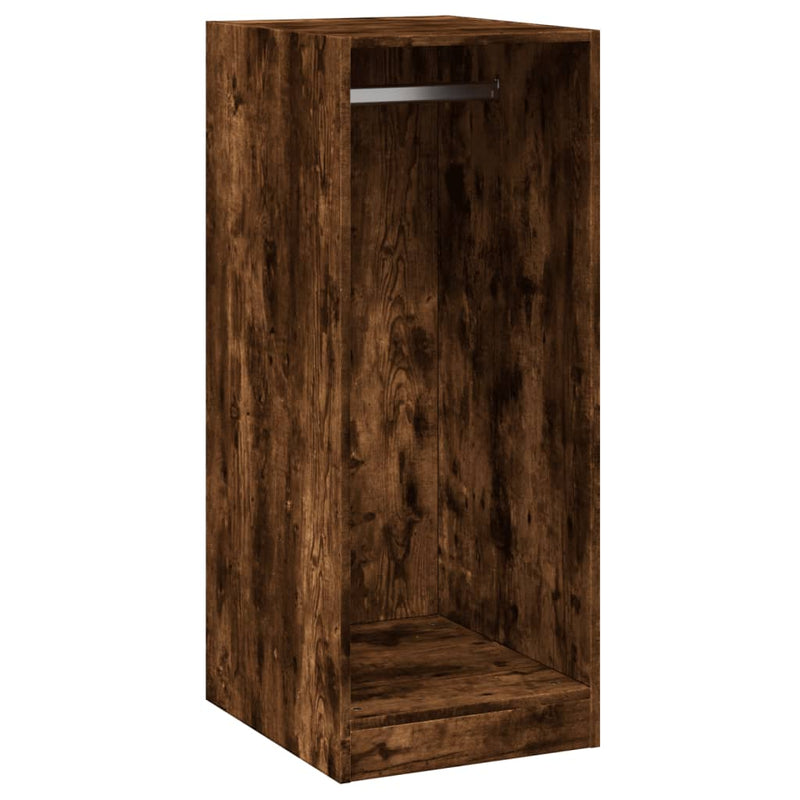 Load image into Gallery viewer, Vidaxl kledingkast 48x41x102 cm bewerkt hout gerookt eikenkleurig
