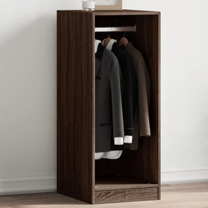 Vidaxl kledingkast 48x41x102 cm bewerkt hout grijs sonoma eikenkleurig