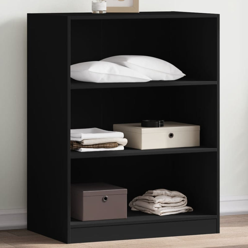 Load image into Gallery viewer, VidaXL Kledingkast 77x48x102 cm bewerkt hout zwart
