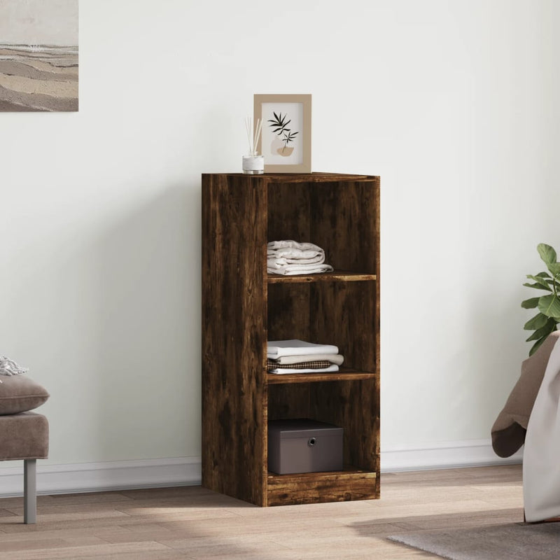 Load image into Gallery viewer, Vidaxl kledingkast 48x41x102 cm bewerkt hout gerookt eikenkleurig

