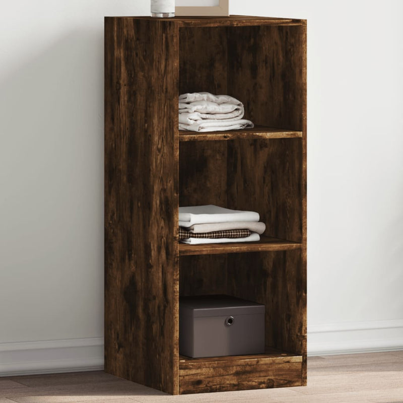 Load image into Gallery viewer, Vidaxl kledingkast 48x41x102 cm bewerkt hout gerookt eikenkleurig
