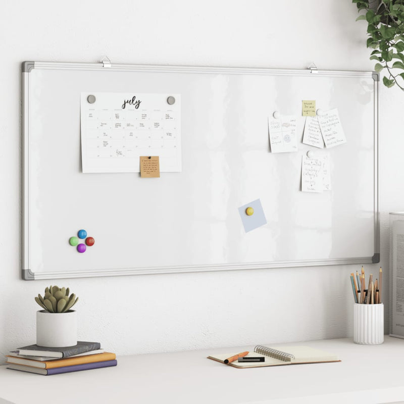 Load image into Gallery viewer, Vidaxl whiteboard magnetisch 100x50x1,7 cm aluminium
