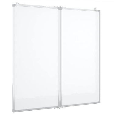 Vidaxl whiteboard magnetisch inklapbaar 80x80x1,7 cm aluminium