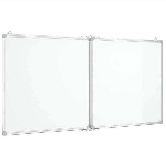 Vidaxl whiteboard magnetisch inklapbaar 120x60x1,7 cm aluminium