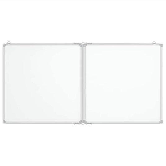 Vidaxl whiteboard magnetisch inklapbaar 120x60x1,7 cm aluminium