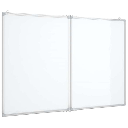 Vidaxl whiteboard magnetisch inklapbaar 120x80x1,7 cm aluminium