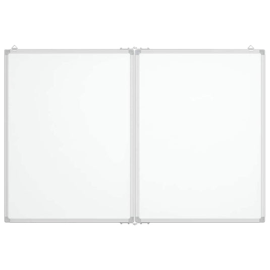 Vidaxl whiteboard magnetisch inklapbaar 120x80x1,7 cm aluminium