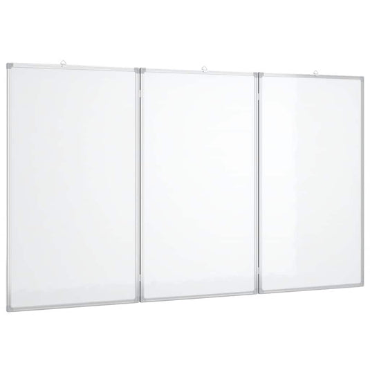 Vidaxl whiteboard magnetisch inklapbaar 120x100x1,7 cm aluminium