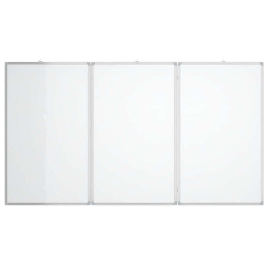 Vidaxl whiteboard magnetisch inklapbaar 120x100x1,7 cm aluminium