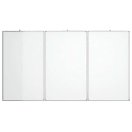 Vidaxl whiteboard magnetisch inklapbaar 150x80x1,7 cm aluminium